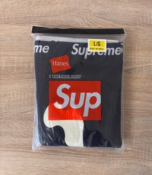 Supreme Black Thermo Pants - 4