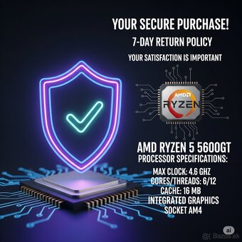 AMD RYZEN 5 5600GT - Novy procesor + Darceky - 4