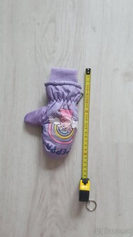 Úplne nové zimné detské rukavice Peppa pig. - 4