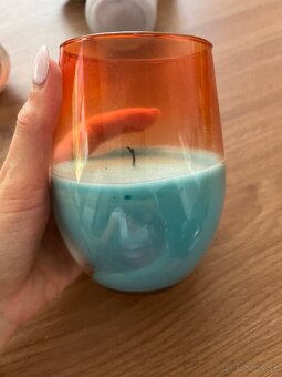 Vonne sviecky do interieru/zlaty svietnik pepco, glade - 4