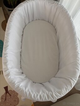 Prútená postieľka na kolieskach - 4