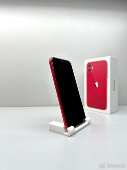 iPhone 11 RED 128GB TOP STAV NOVÁ BATÉRIA 100% - 4