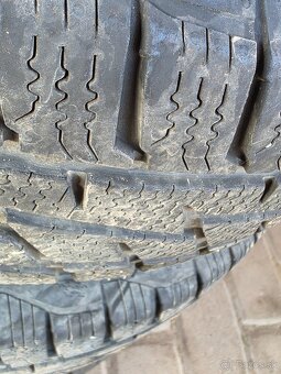Zimné pneumatiky + plechové disky 195/65 r15 - 4