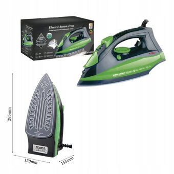 Bezdrôtová naparovacia žehlička 2400W s keramickou plochou - 4