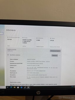 Pc zostava optiplex 790, i7, ssd, Win 10, monitor - 4