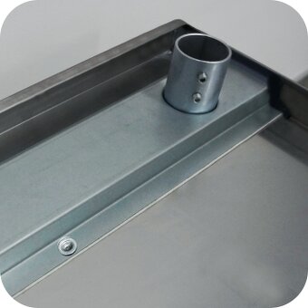 Pracovní nerezový stôl 120/60cm - 4