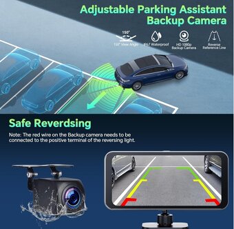Kamera Lamto Carplay Display with 4K Front Camera Dash Cam - 4
