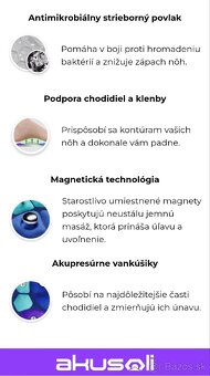 Predám magnetické akupresúrne vložky do topánok - 4