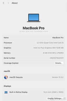 Macbook PRO 13" i5 2018 TouchBar Space Grey 500 GB - 4