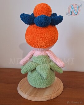Háčkovaná figúrka - Lily, kvetinové dievčatko - 4