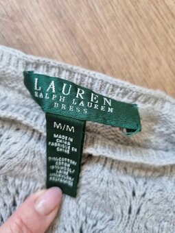sivé pletené šaty Ralph Lauren veľ. 38 - 4