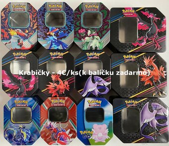 Pokemon Balíčky 100ks/200ks + V/EX/Vstar/Vmax Karta - 4