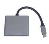 PremiumCord MST adaptér USB-C HDMI, USB3.0, - 4