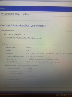 Asus VivoBook X540B AMD A4 9125/4GB/256SSD KINGSTON ZA 65 - 4