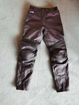 Dámske kožené moto oblečenie Bering + čižmy + prilba - 4