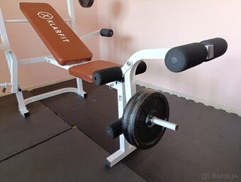 Predám kompletnú domácu posilňovaciu výbavu Klarfit + príslu - 4