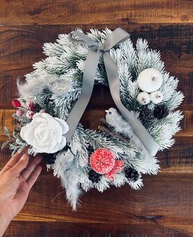 Vianočné vence na dvere 3. - 4