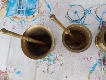 Mosadzné mažiare 15€ kus - 4