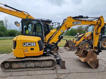JCB 55Z na ocelových pásech + podložky - Max. výbava - 4