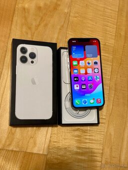 iPhone 13 Pro Silver BATERIE 100% TOP - 4