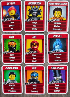 zberateľské kartičky Lego Ninjago - 4