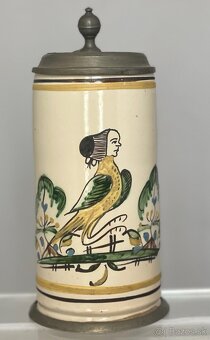 Fajansový valcový krčah - 4