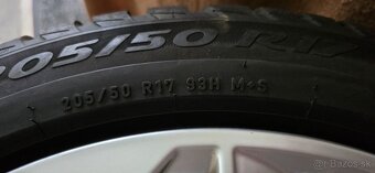 5x112,r17,AUDI,6,5Jx17,et43-205/50-Pirelli-2022-6,8mm-TOP - 4