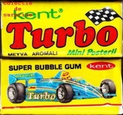 Obrázky áut zo žuvačiek Kent Turbo - 4