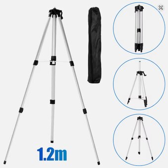16-líniový samonivelačný laser 360° so zeleným lúčom a 2 bat - 4