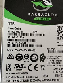 HDD Seagate Barracuda 1TB - 4