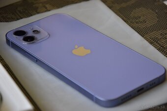 Apple iPhone 12 Purple 64 GB + krabica + och. skličko + obal - 4