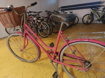 Retro dámsky bicykel s košíkom – zachovalý stav - 4