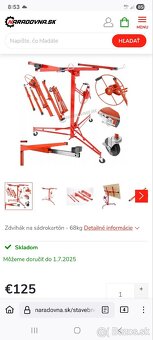Zdvihak na sadrokarton - 4