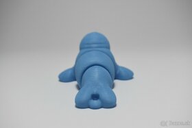 mini ohybný tuleň - 3D tlač - "Handmade" - 4