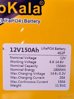 LiFePo4 Batéria 150Ah 12V - 4