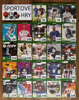 HRY na XBOX ONE a SERIES X (4+1 alebo 6+2 ZDARMA) - 4