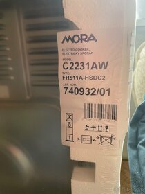 elektricky sporak MORA c2231aw - nerozbaleny - 4
