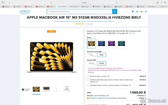 MacBook Air 15" Apple M3, 16GB RAM, 512 disk - 4