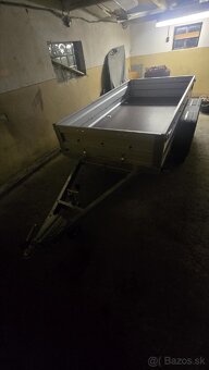 dvojnapravový privesny vozík 750kg - 4