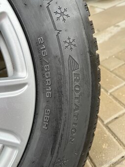 Pneu sada kolies 215/65 R16 Audi Q3 zimny komplet - 4
