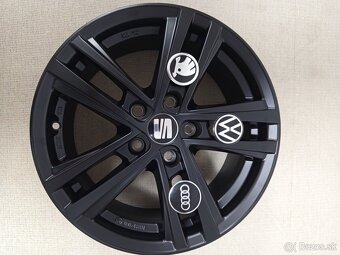 Alu disky R16 5x112 Et33 6.5J Seat Audi Volkswagen Škoda - 4