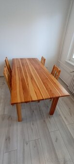 Stôl a stoličky borovica - 4