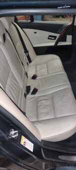BMW E61 Komfortné sedadlá POŠKODENÉ (individual biela koža) - 4