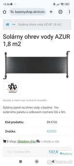 Marimex Bazén,filtrácia, solar2x,,schody, zastrešenie - 4