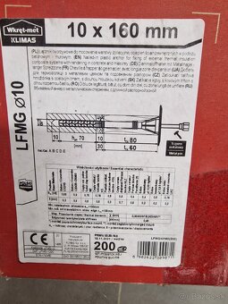 Fasádne natĺkacie hmoždinky LFMG - 10x160mm - 4