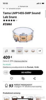 PREDAM SNARE TAMA SLP 14x5,5 maple - 4