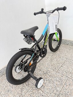 Kross Racer 3.0, 16“, detský bicykel, Black lime blue glossy - 4