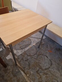 Jedálenský stôl  a 3x skriňa/komoda buk v top stave - 4