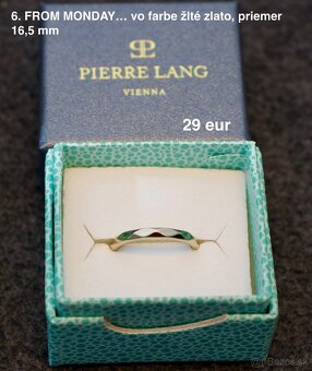 PRSTEN - PIERRE LANG - 4