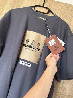 Burberry panske tricko sede - 4